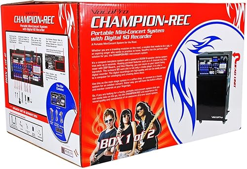 Miniatura 5 de VOCOPRO CHAMPION-REC-4(HEAD + SPEAKER) Sistema de karaoke portátil