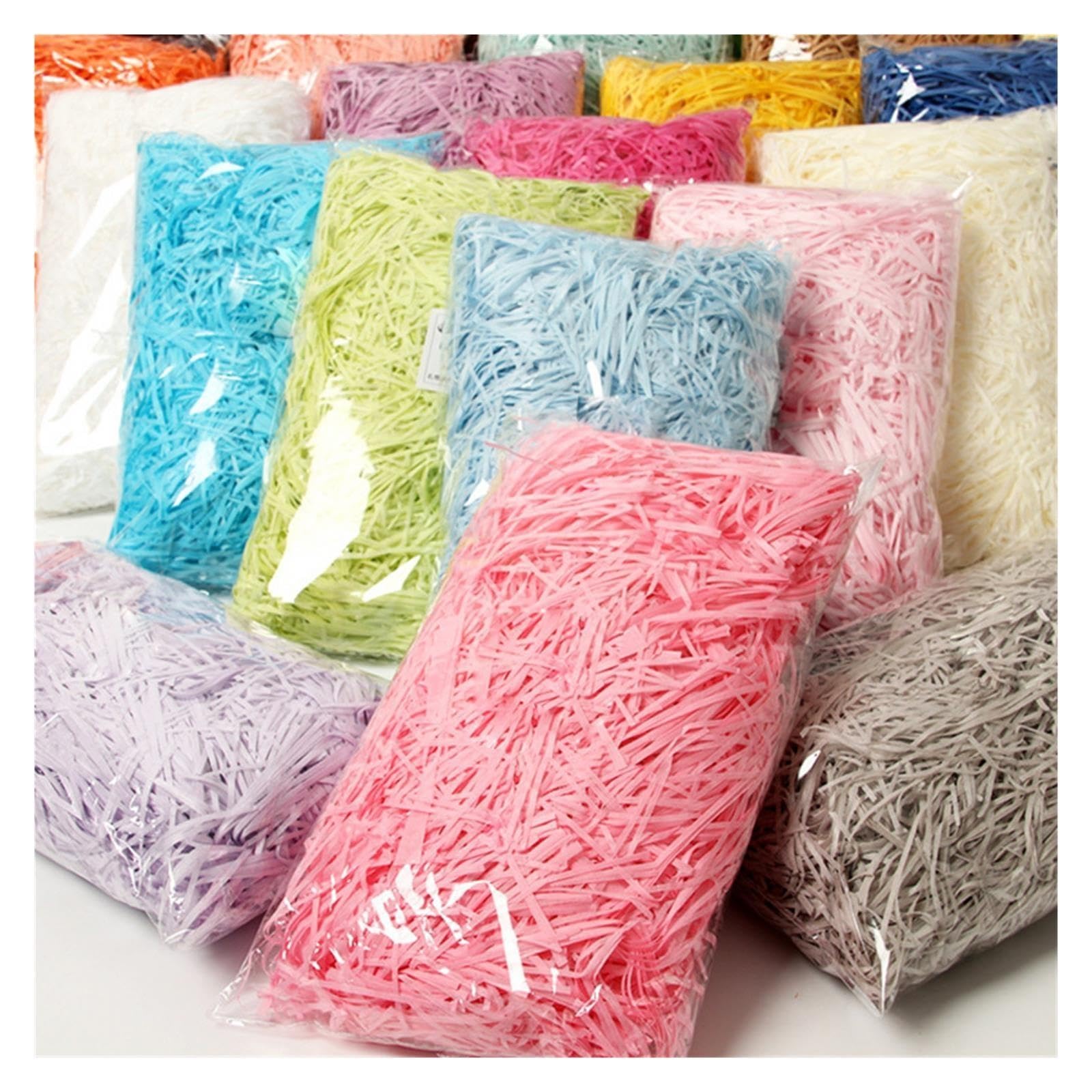 Coriandoli Glitterati Carta triturata in rafia da 500/1000 g
