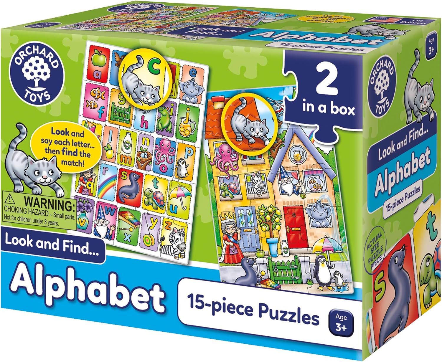 Orchard Toys Look & Find Alphabet Learning - Fun Educational Game