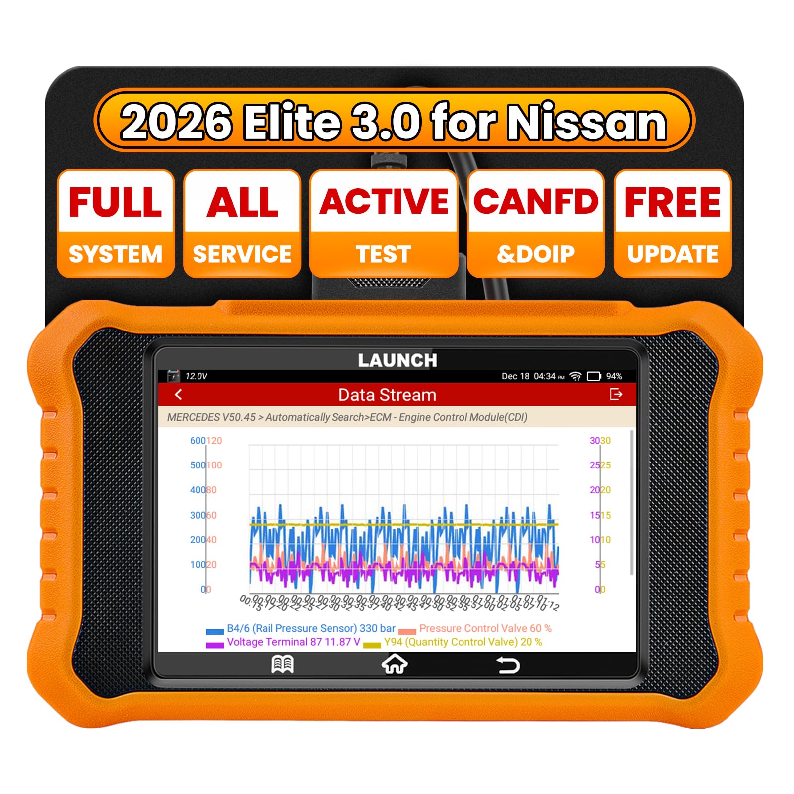 Amazon.com: LAUNCH Creader Elite V3 N (fit for Nissan) Bi