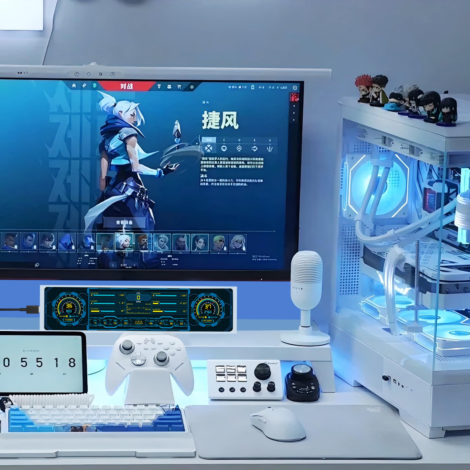 Amazon.co.jp: 11.3 インチ小型モニター HD 1920x480 IPS LCDミニ