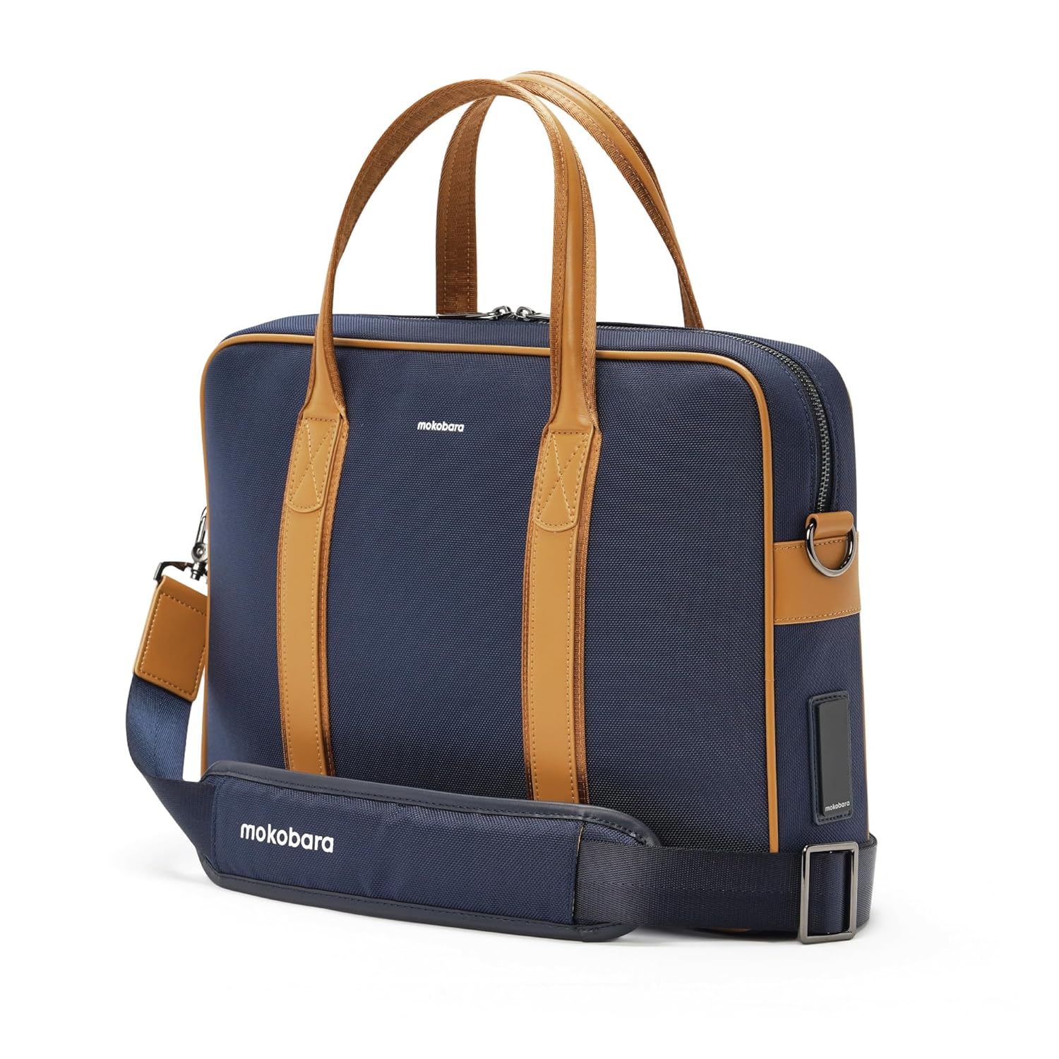 MOKOBARA Decaf Nylon Laptop Briefcase – Fits 15-Inch MacBook & Laptops | Durable Office Bag for Men | Professional Messenger Bag for Business, Work, & Travel