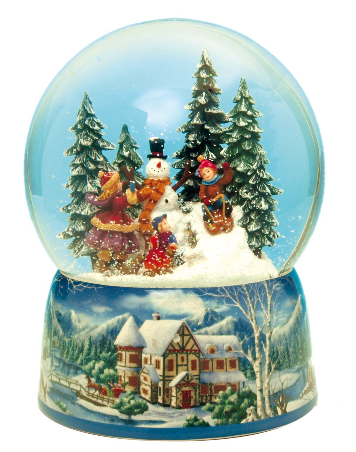 MMM GmbH, 858234 Spieluhr Schneekugel Schneemann Bauen