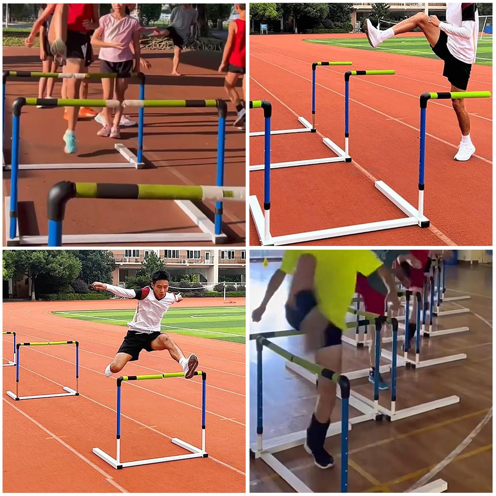 Ostacoli di allenamento regolabili per allenamenti di agilità e velocità nel calcio, basket e allenamento atletico