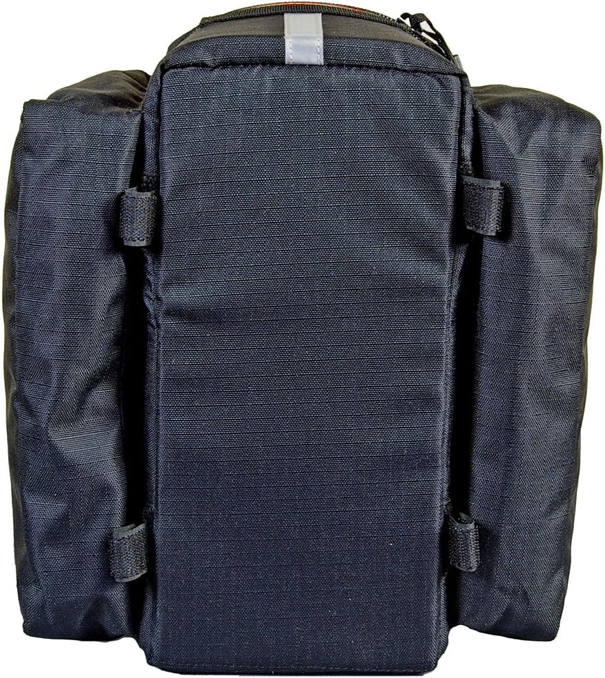 Bushwhacker Mesa Insulated Bike Rack Trunk Bag, Rear Bicycle Cargo Storage with Padded Interior, Reflective Trim, Secure 4-Point Mount for Cycling Commuter Touring Ebike