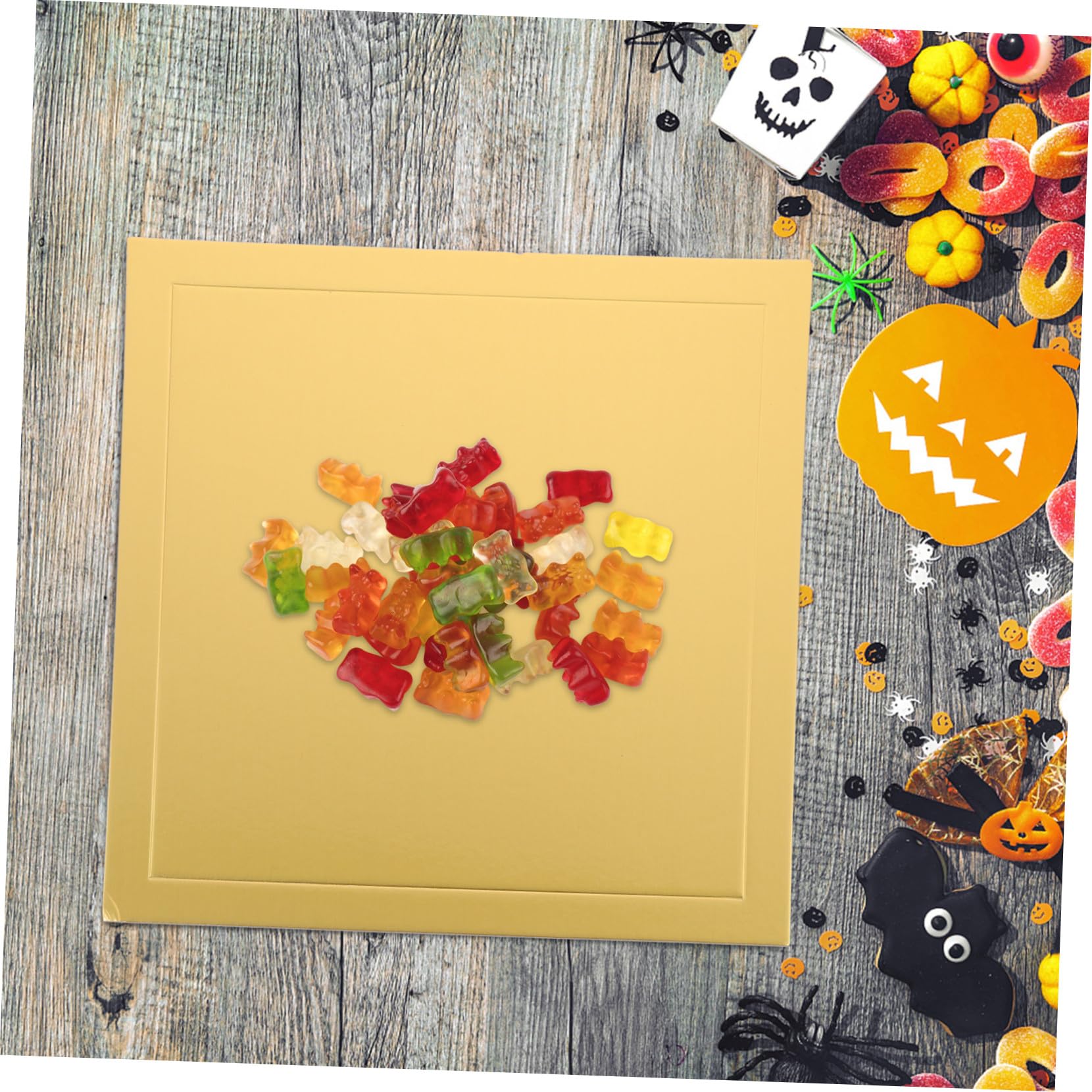 iplusmile 5 pièces Lot de Plaques à Gâteau Carrées Épaisses Carton Alimentaire Supports Solides pour Décorations et Présentations Pâtisserie DIY