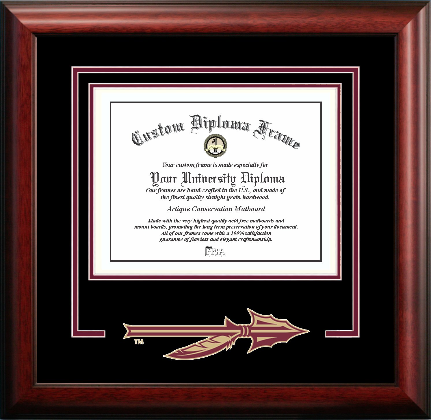 NCAA Spirit Diploma Frame