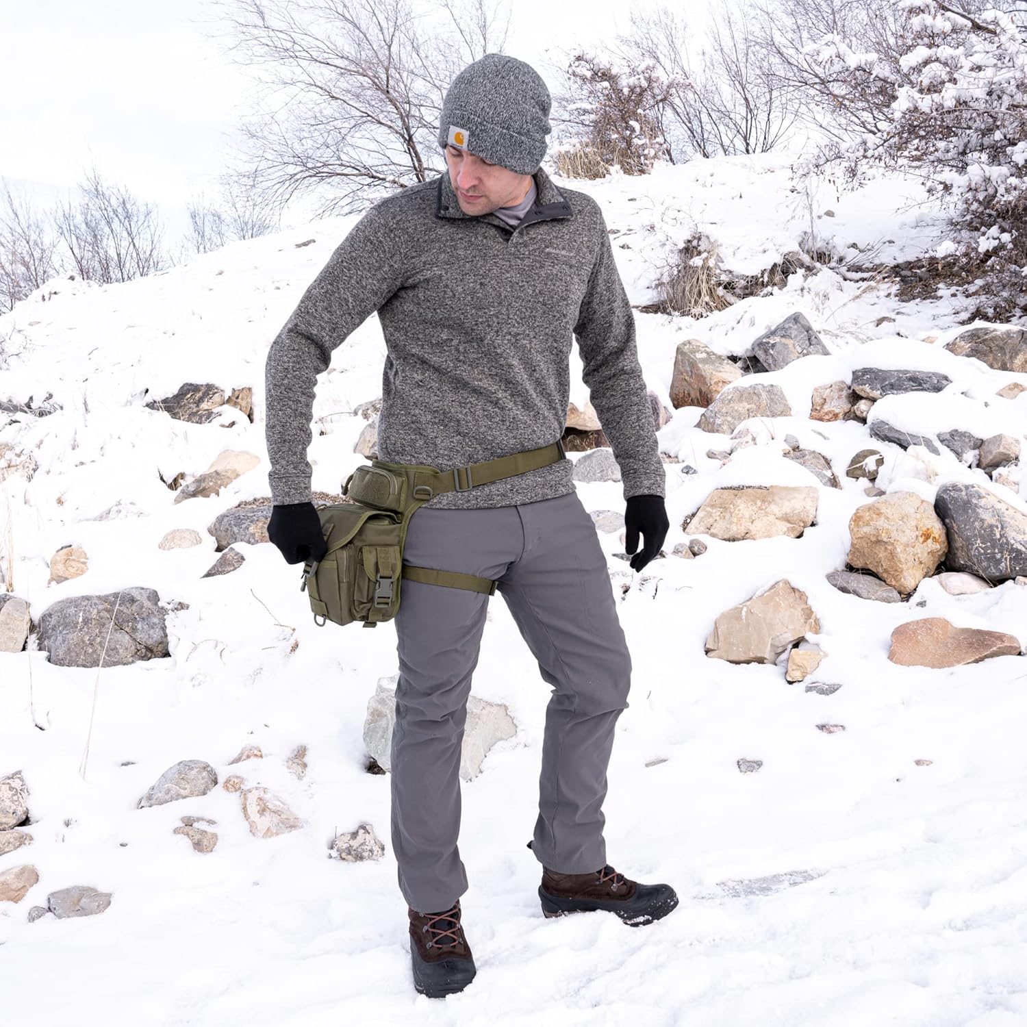 Alpine Innovations Voyager Leg Bag with Gun Slicker |