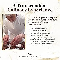 Vista 2 de La Maison Du Chocolat Caja de regalo de trufas de chocolate negro prémium - 35 piezas de chocolate francés gourmet