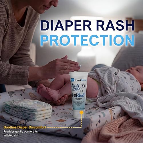 Miniatura 4 de MED PRIDE Skin Protectant 3.5.oz Ungüento para la erupción del pañal, crema de óxido de zinc para bebés con vitamina A, D y E, sin parabenos, crema