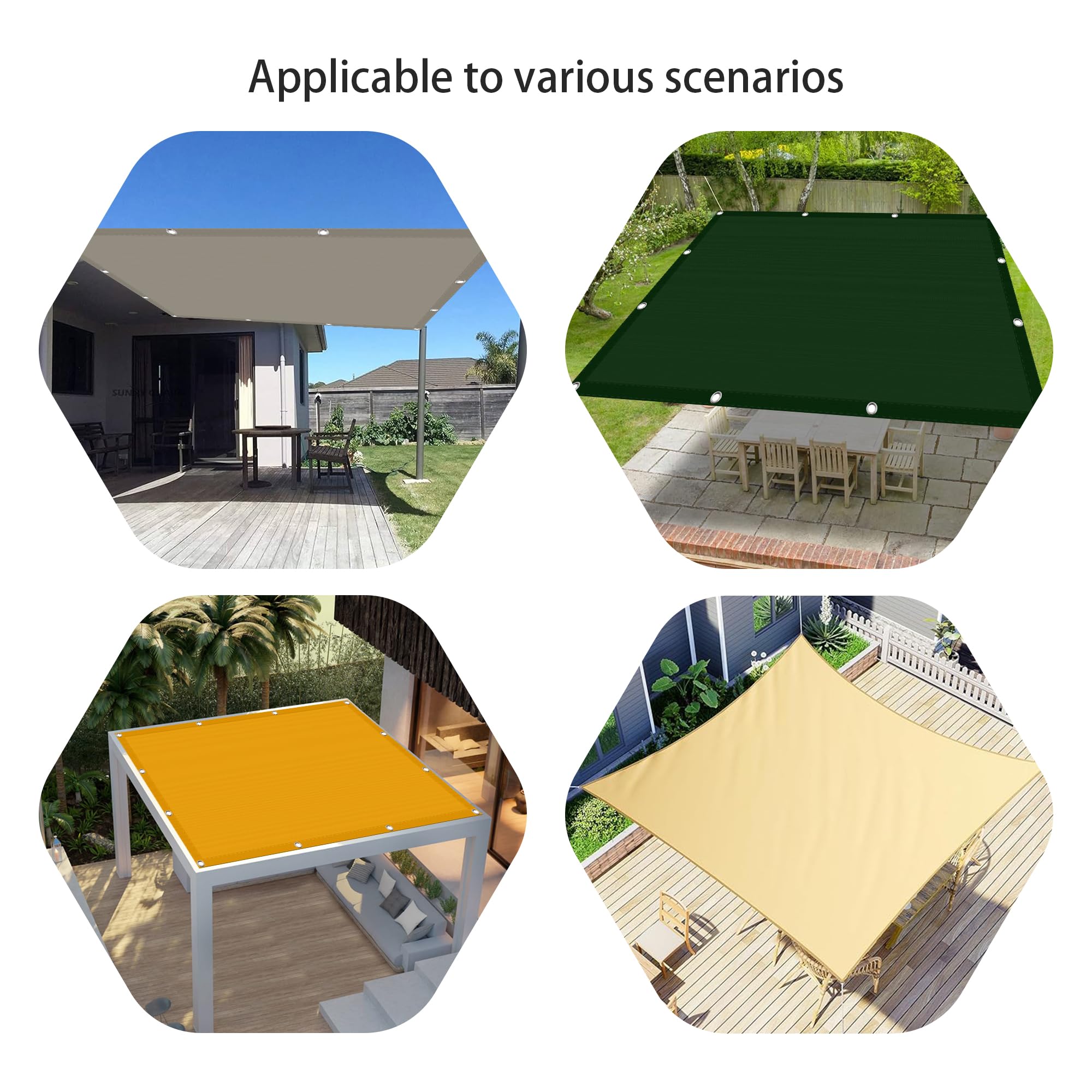 Sonnensegel 0,8x1,6 M – Schützt Vor UV-Strahlung & Spendet Schatten Auf Terrasse & Balkon