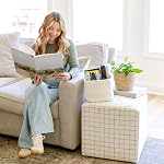 NaturalCozy Storage Cubes 9”x9”x7”Cotton Rope Woven Baskets for Organizing 3-Pack | 9 Inch Cube Storage Bin | Small Basket for Shelf Nursery, Pantry, Decorative Plant, Bathroom Closet, Toy Gift
