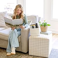 Vista 8 de NaturalCozy Storage Cubes 9”x9”x7”Cotton Rope Woven Baskets for Organizing 3-Pack 9 Inch Cube Storage Bin Small Basket for Shelf Nursery