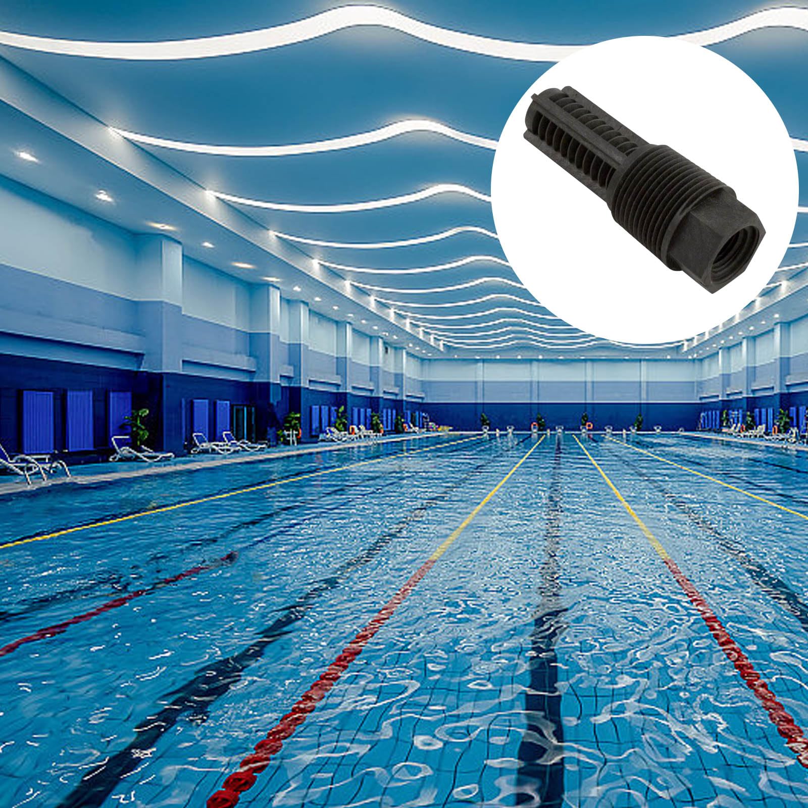 Rubinetto Scarico della Sabbia da 3/4 Pollici, Raccordo filettato Maschio, Raccordo per Filtro a Sabbia per Piscina TR140, TR50, TR60, TR100