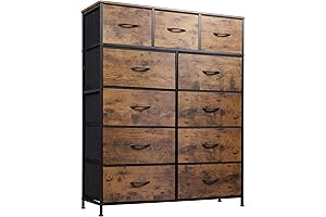 WLIVE Tall Dresser for Bedroom, Fabric Dresser Storage Tower, Dresser & Chest...