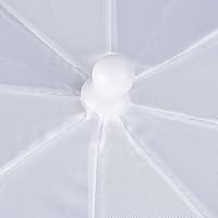 Vista 6 de Neewer® Profesional - Sombrilla reflectora translúcida blanca de 84 cm, para luz flash de estudio fotográfico