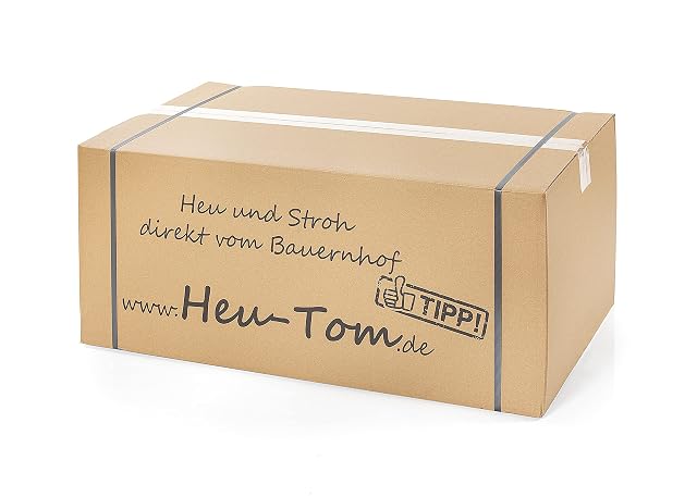 Foto 8 de 8 de ® Heu-Tom Strohballen Gerstenstroh de 15 kg, camas de alimento cobaya liebre conejo
