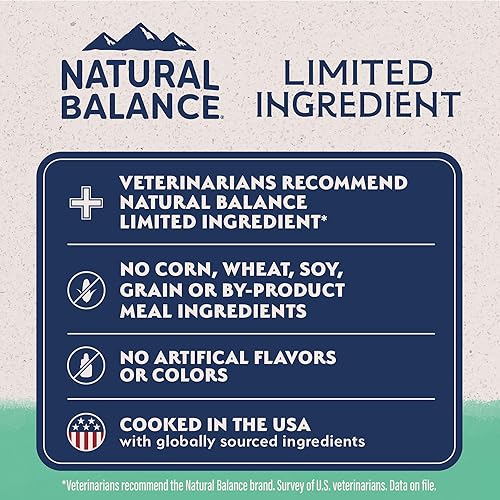 Miniatura 7 de Natural Balance Limited Ingredient - Alimento seco para perros adultos de raza pequeña, sin granos, receta de pollo y batata, 12 libras (paquete de