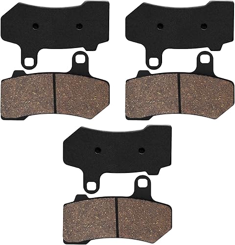 Miniatura 2 de Cyleto Pastillas de freno delanteras y traseras para HARLEY DAVIDSON Touring FLHTC Electra Glide Classic 2008-2012 / FLHTCU Ultra Classic Electra