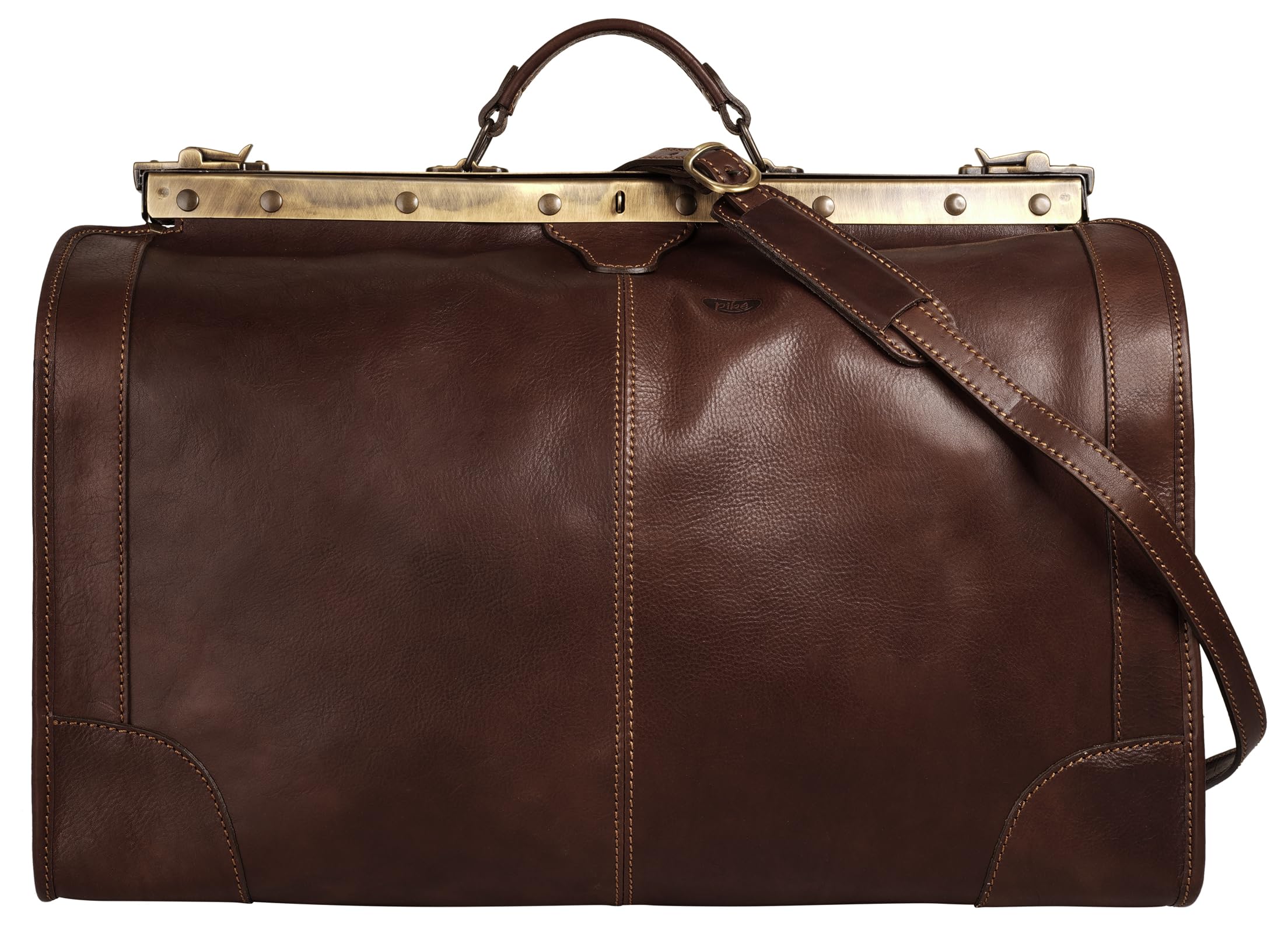 piké Doktortasche/Reisetasche LOMBARDIA GRANDE Echt Leder Damen