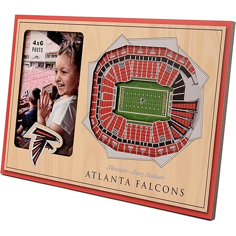 YouTheFan NFL Atlanta Falcons 3D StadiumViews Picture Frame