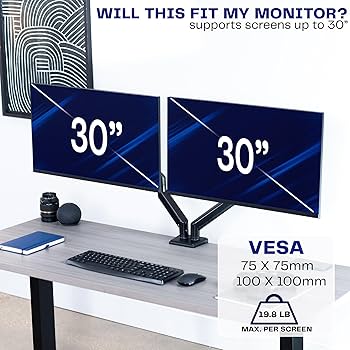 VIVO STAND-V002T デュアルモニターアーム　未開封 VIVO STAND-V002T デュアルモニターアーム 未開封 Vertical Dual