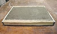 Vista 5 de Chiseled Edge Concrete Countertop Edge Form Liner, 12'L x 2" W x 2" D