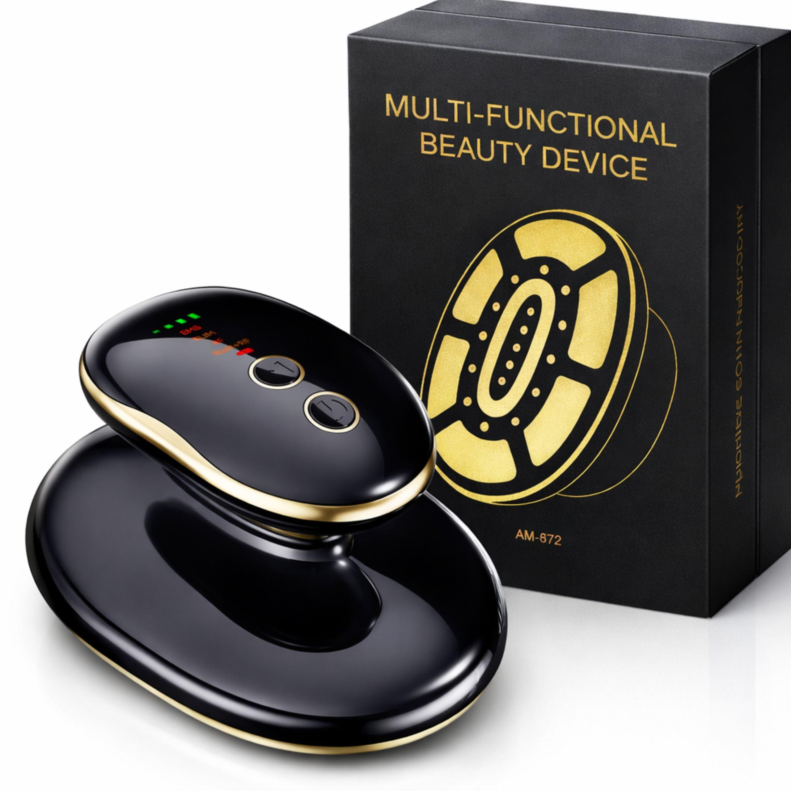 Radiofrecuencia Corporal y Masajeador Anticelulitico Reductor Potente 2026- EMS Electroestimulador Muscular - Luces LED - Tratamiento Anticelulitis y Flacidez para Abdomen,Brazos,Glúteos y Piernas