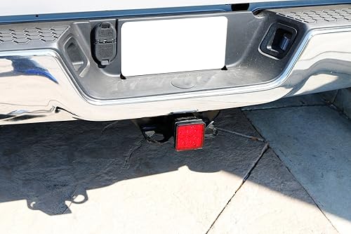 Miniatura 9 de Luz de freno iJDMTOY de 12 LED, superbrillante, para enganche de remolque, compatible con receptor de tamaño estándar de 2 pulgadas de remolque y