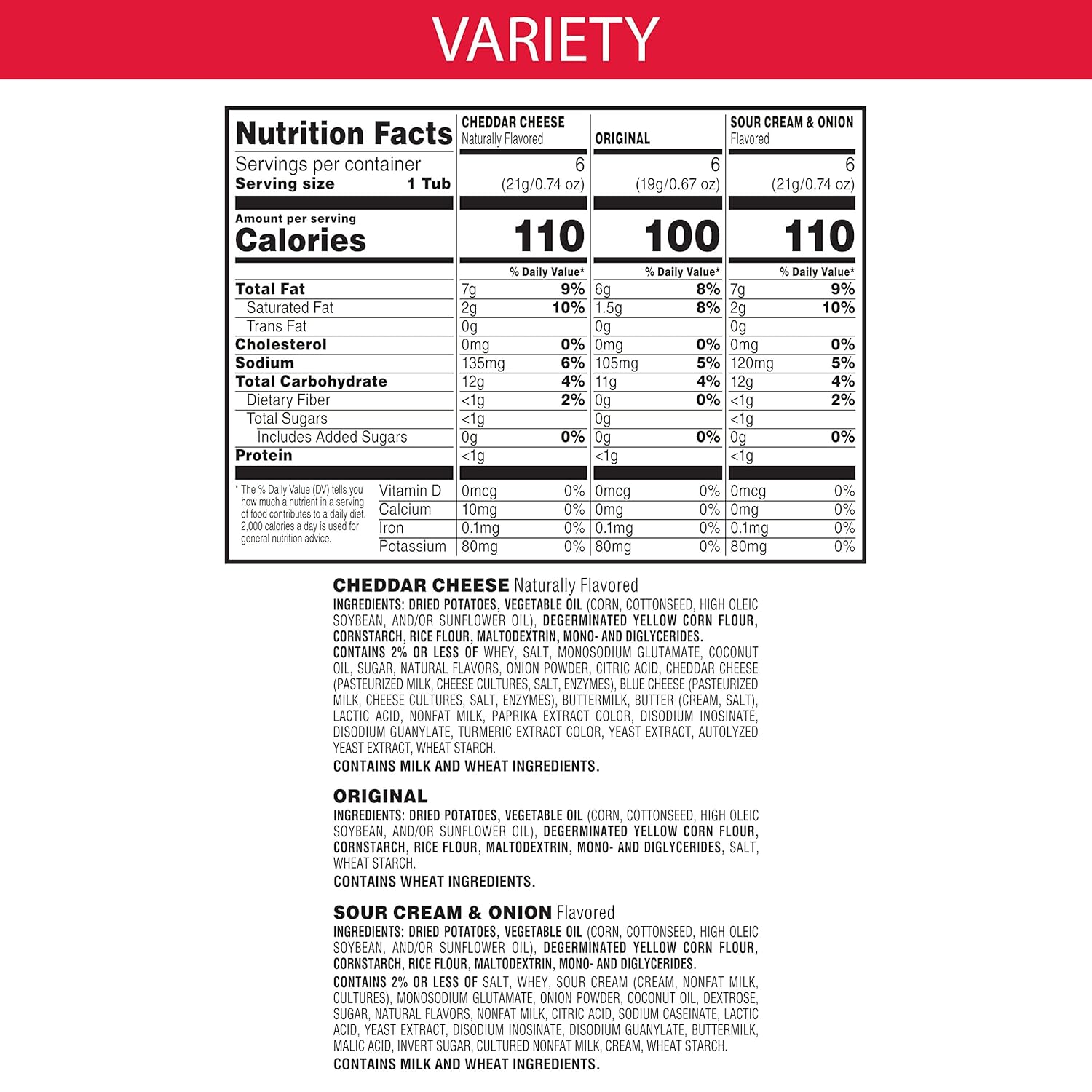 Bеѕt Dеаl Prоduсt Pringles Potato Crisps Chips, Lunch Snacks, Office and Kids Snacks, Snack Packs, Variety Pack, 12.9oz Box (18 Cups)