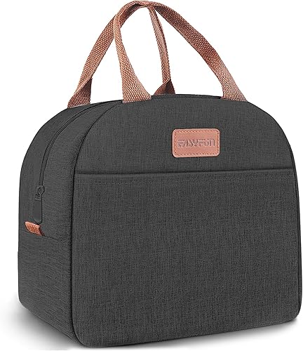 Bolsa de almuerzo para mujeres y hombres, lonchera aislada para adultos, pequeña a prueba de fugas, contenedor de almuerzo reutilizable de alta