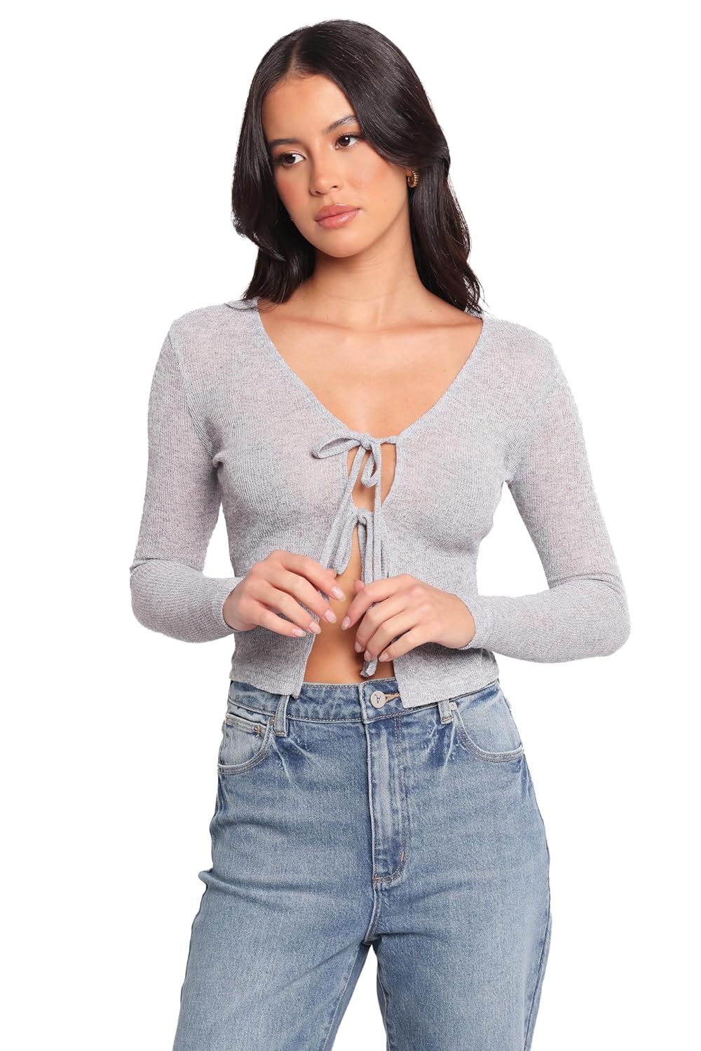 Petal Pup Womens Top Light Grey
