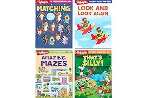 Highlights My First Puzzle Fun 2024 Puzzle Books for Kids Ages 9-12