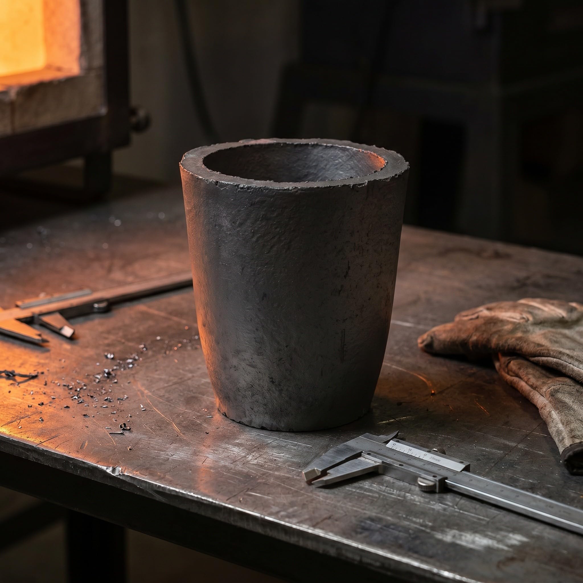 Creuset de Graphite pour Or et Cuivre, Atelier, D'impuretés