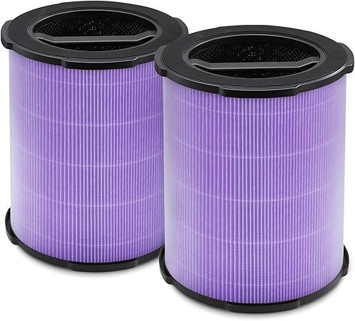 Miniatura 9 de WELOV Filtro de repuesto para purificador de aire P200SP200 Pro, 3 en 1 H13 True HEPA y filtro de carbón activado de alta eficiencia para pelo de