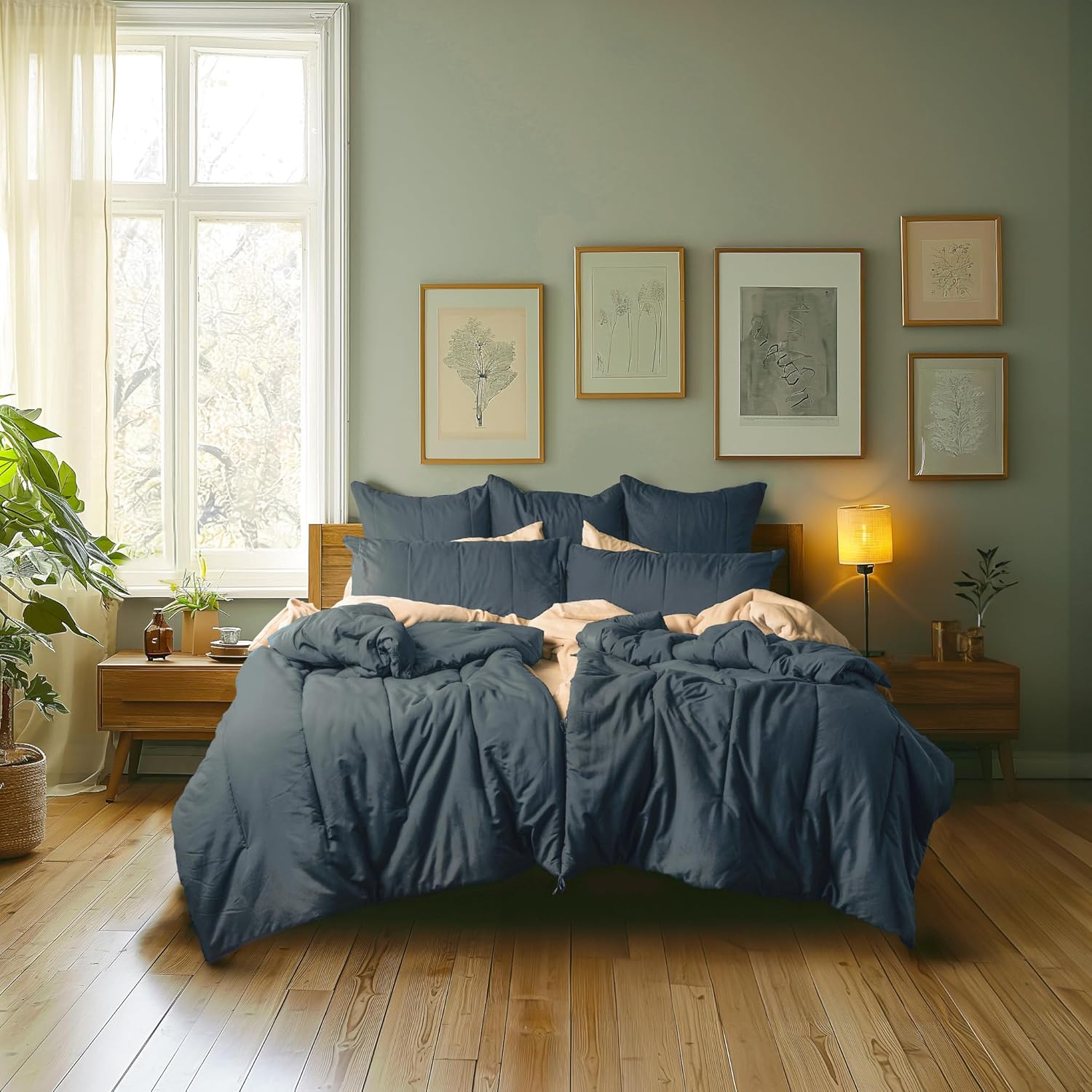 Splitz Comforter (Watercolor, Queen)