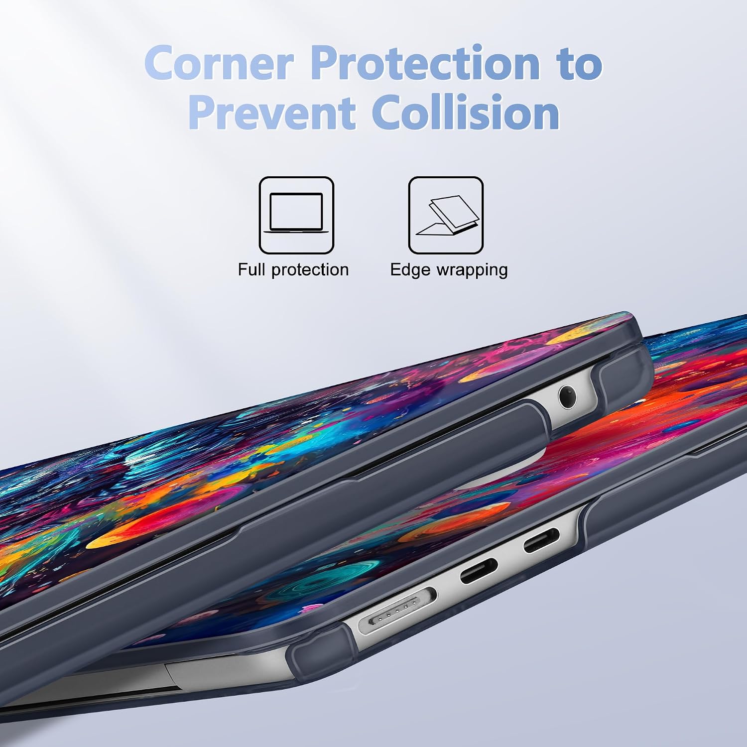 for 2026 MacBook Air 13-inch Laptop Case M5 2026 M4 2025 M3 2024 M2 2022 Release Model A3449 A3240 A3113 A2681, Plastic Hard Shell Cover for MacBook Air 13.6 inch, Astronaut