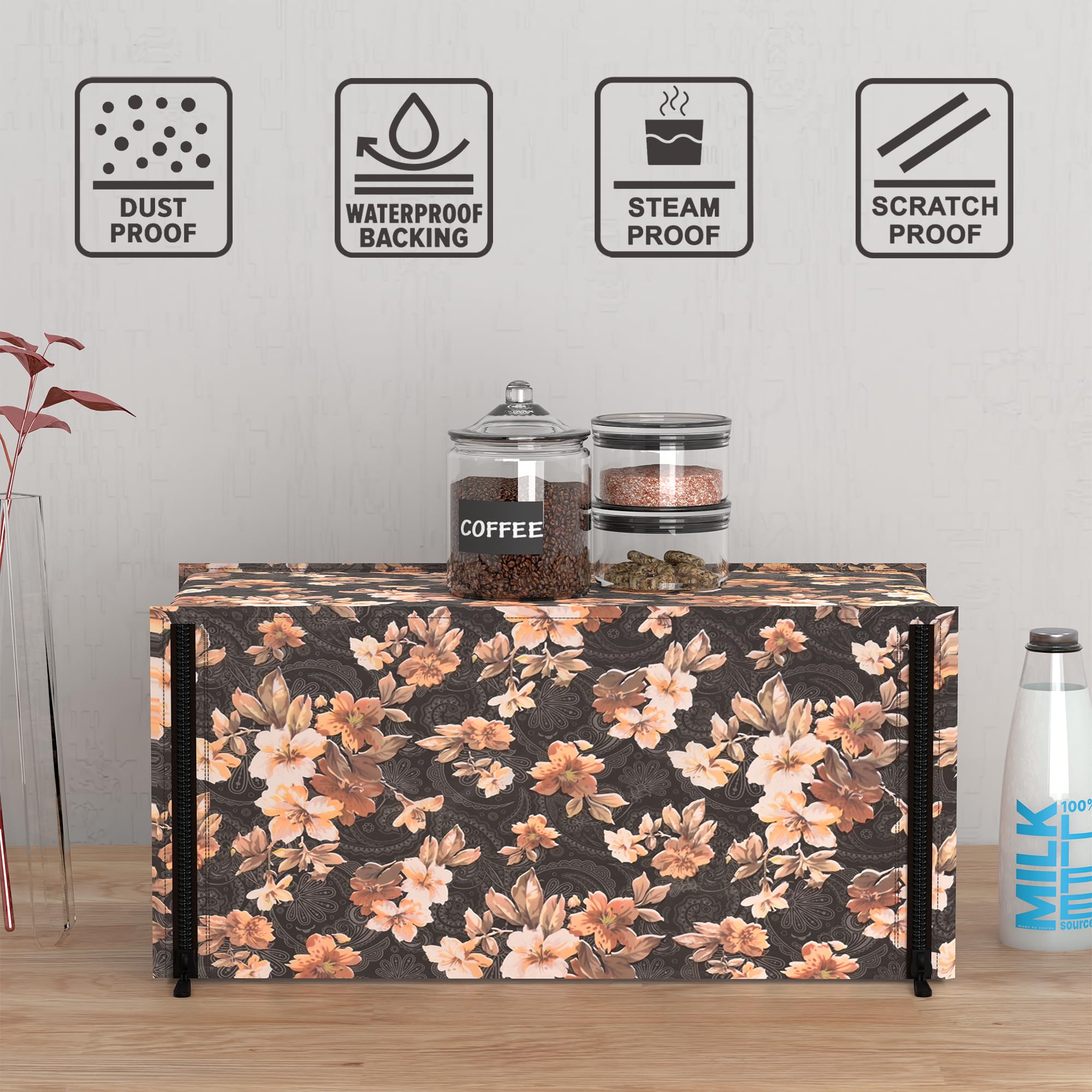 Microwave Cover - Dustproof & Stylish Oven Protector -5