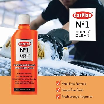 CarPlan No.1 Super Clean Car Shampoo, 600 ml