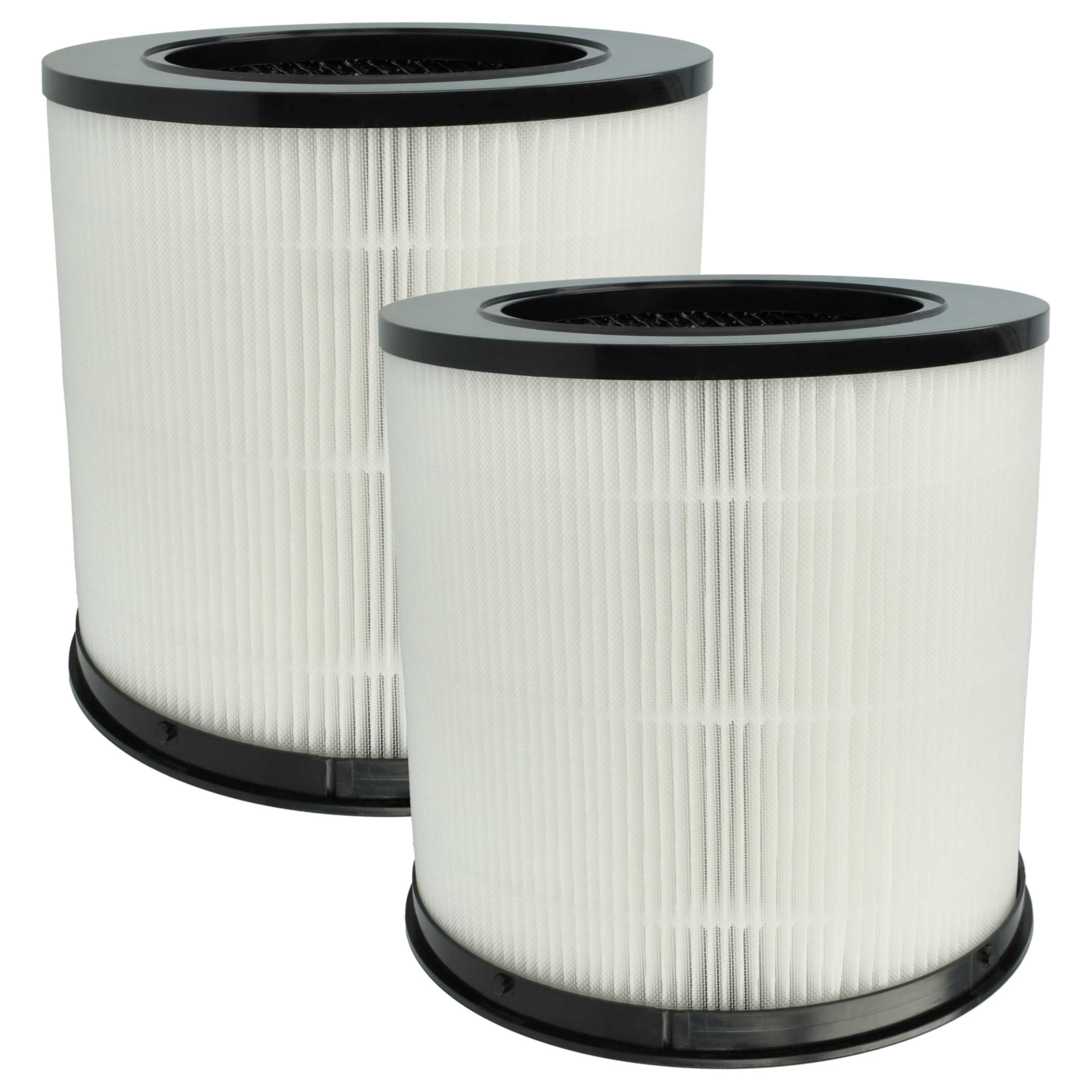 vhbw 2x filtro aria compatibile con Xiaomi Smart Air Purifier 4 Compact purificatore d'aria - filtro combinato prefiltro + HEPA + carbone attivo