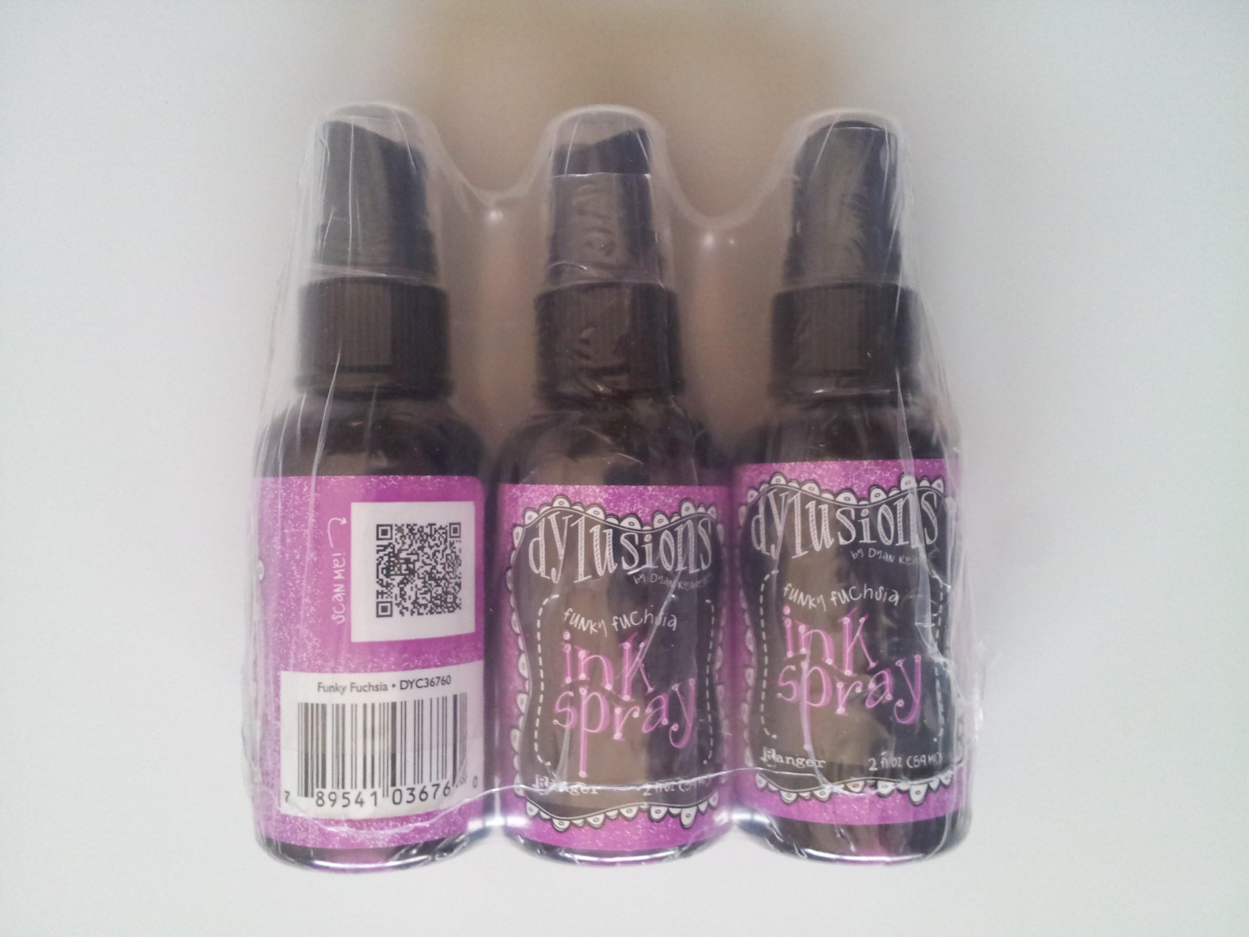 Ranger Dyan Reaveley Dylusions Collection Ink Spray, Funky Fuchsia (3 Pack)