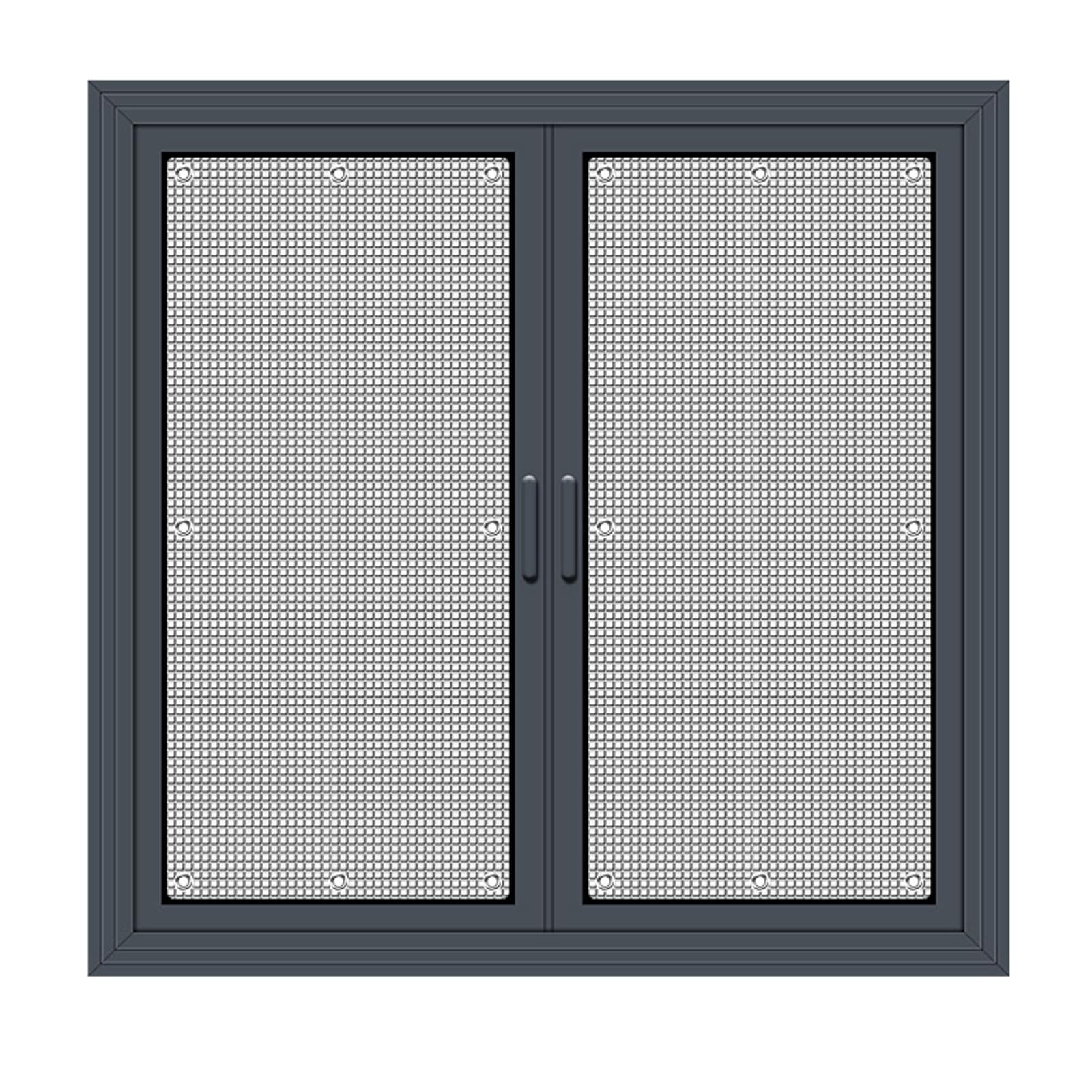 Zlovne Sun Blocker Uv Window Film Blackout Window Film,Daytime Privacy Static Non-Adhesive Decorative Window Films,Thermal Insulation Reflective Film,With Suction Cup,8Mm Thickness (30X80cm/12 X32)