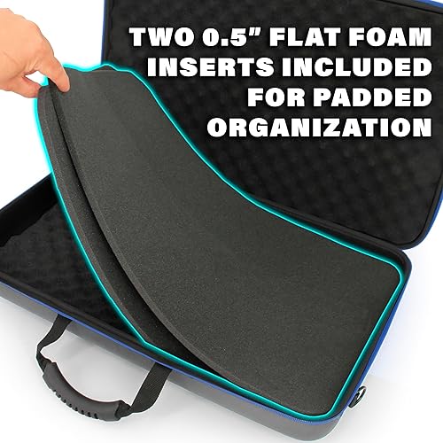 Miniatura 4 de CASEMATIX Funda de viaje compatible con Numark Mixstream Pro Plus, controlador de DJ independiente Mixstream Pro Go, mezcladores Numark NV2 Serato y