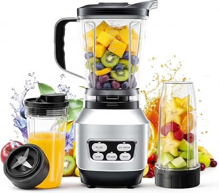 Amazon.com: Simple Deluxe Smoothie Blender, 1200W Powerful