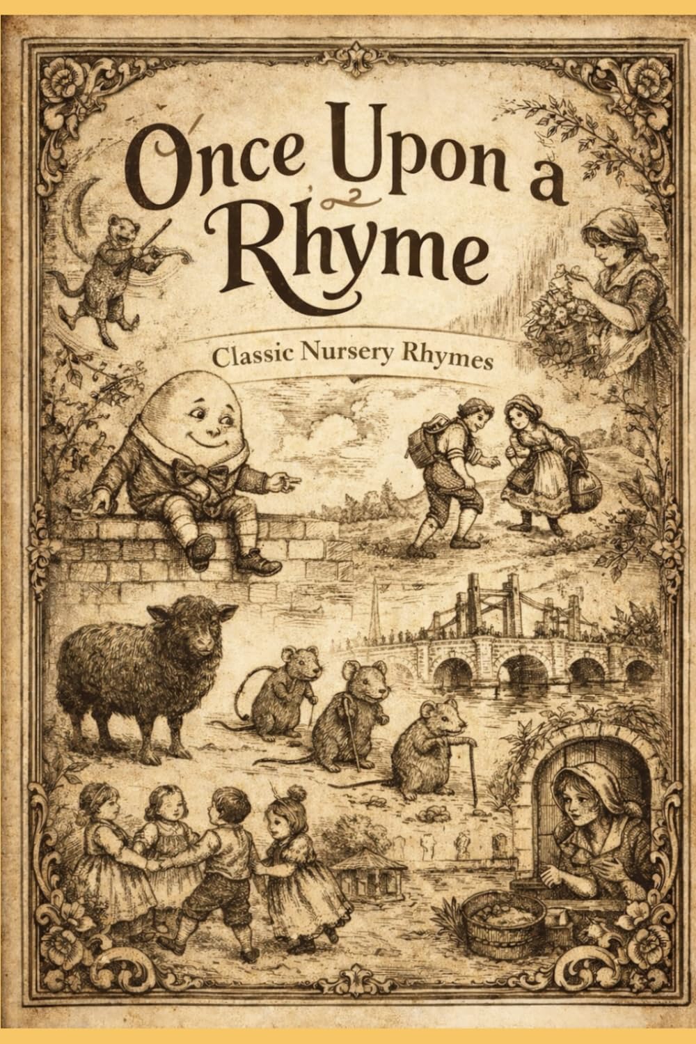 Once Upon a Rhyme: Classic Nursery Rhymes Compiled & Illustrated by Jamie King