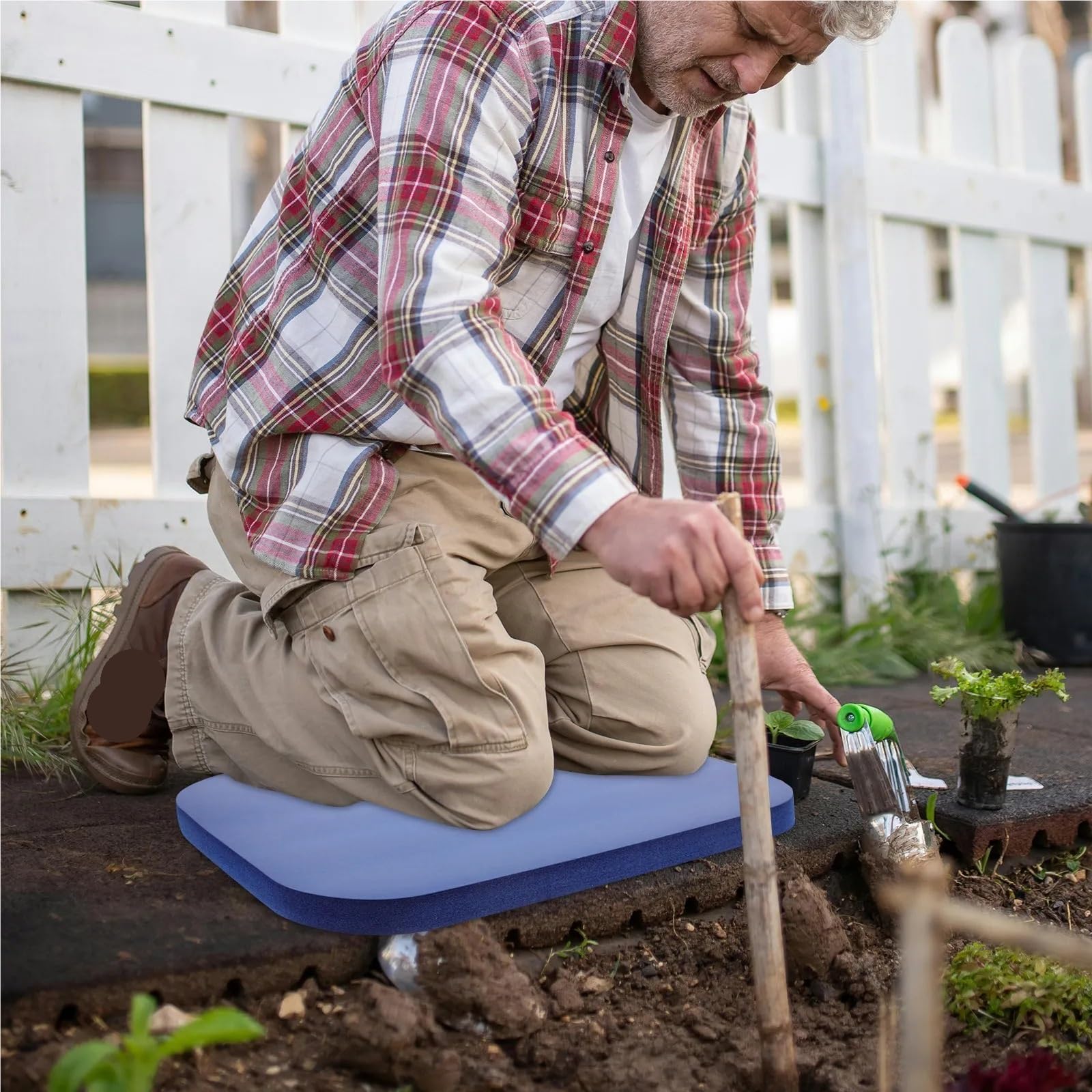 Imbottitura in Ginocchio da Giardino addensata 3 Pezzi per Il Giardinaggio, Giardino | Tappetino for inginocchiatoio di supporto con cuscino impermeabile for lunghe ore di giardinaggio, pavimento yoga