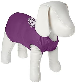 Mirage Pet Products Henna Fleur De Lis Screen Print Shirt, Medium, Purple