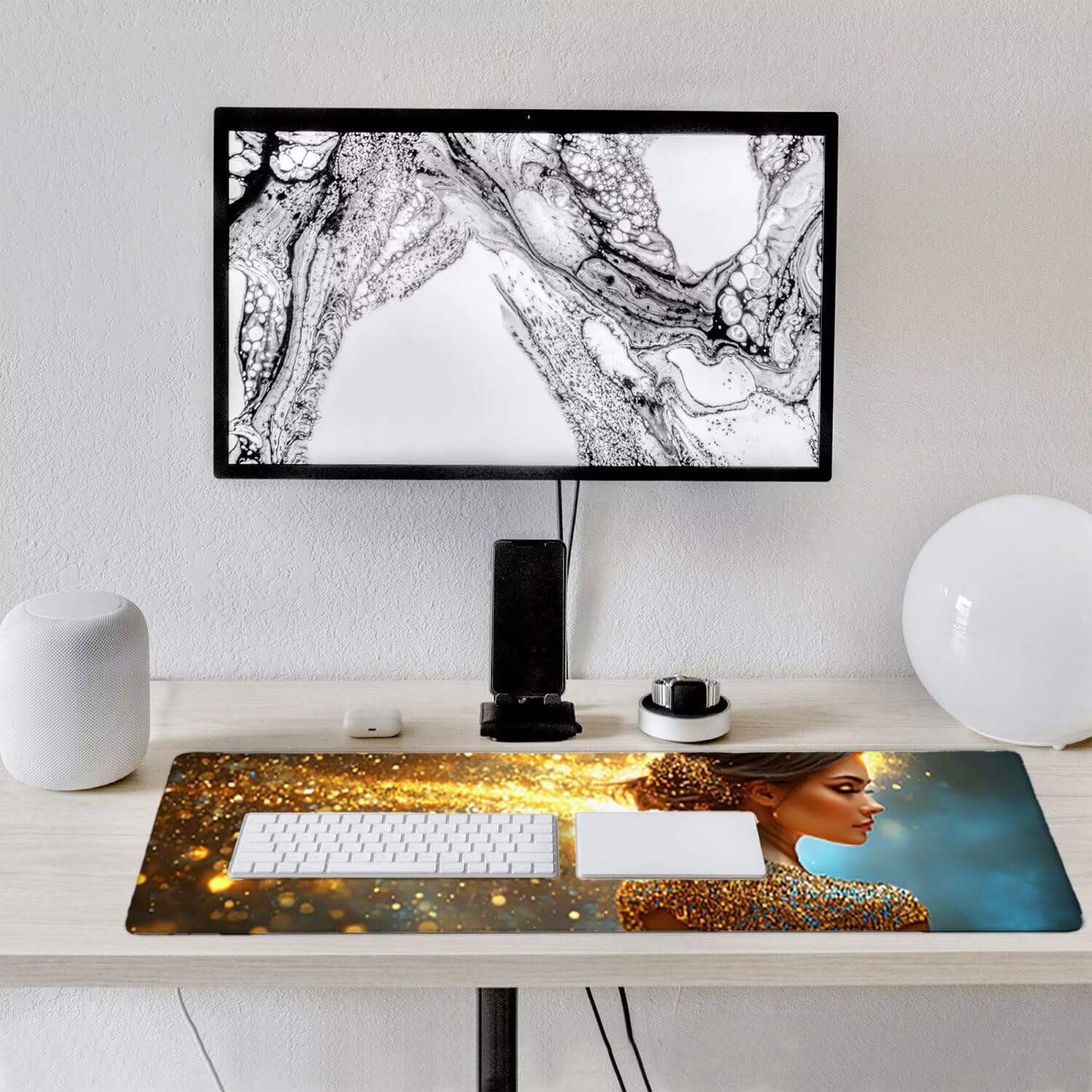Podkładka pod mysz do gier, 1200 x 400 mm XXL Podkładka pod mysz do gier, duża, antypoślizgowa wodoodporna, rozszerzona długa podkładka pod mysz do klawiatury XXL, akcesoria biurowe, do gier