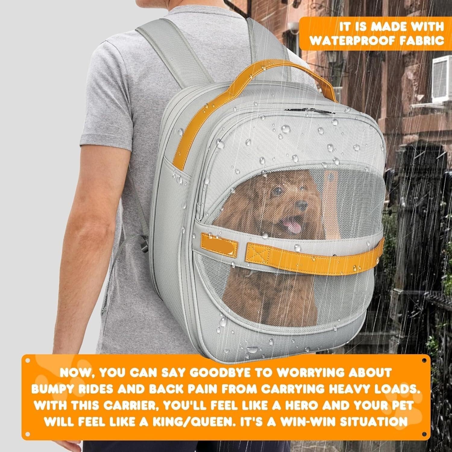 Rucksack Haustiertrage-Rucksack, Atmungsaktives Mesh, Weiche Katzentrage Für Kleine Hunde Und Katzen, Reisen, Outdoor-Tragetasche Haustier