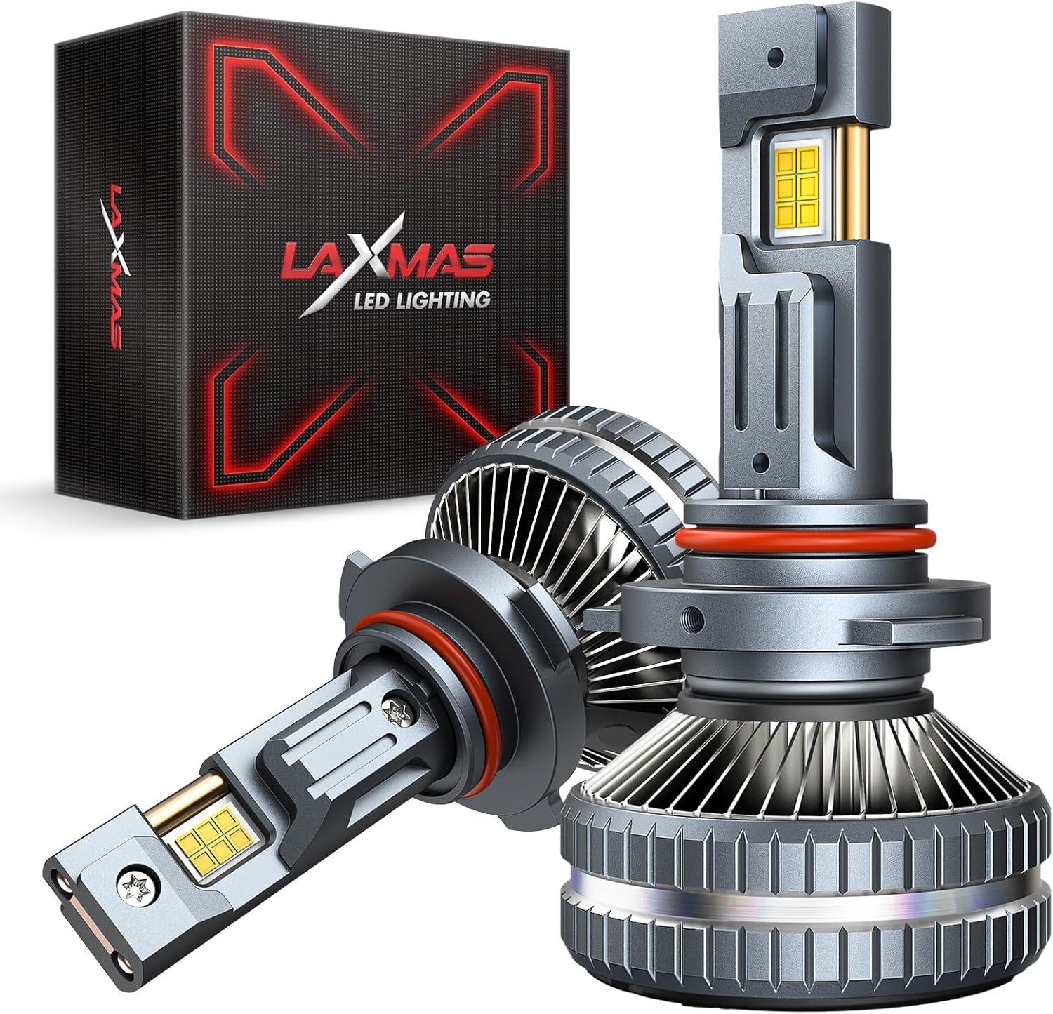 Laxmas 9006 Fog Light, 3 Mins Quick Installation, Plug and Play, 1:1 Size, Cooling Fan, Fog Light, Pack of 4